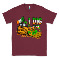 Burgundy I dig you St. Patrick's Classic Tee - OliviaCreatesArt