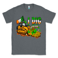 Charcoal Heather I dig you St. Patrick's Classic Tee - OliviaCreatesArt
