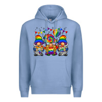 Colony Blue lgbtq gnome Premium Hoodie - BarkalooDesign