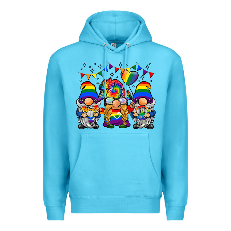 Lgbtq Gnome Premium Hoodie by BarkalooDesign | Teevron