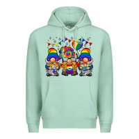 Seafoam lgbtq gnome Premium Hoodie - BarkalooDesign