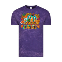 Cloud Purple Pumpkin Spice Junkie Vintage Tee - CowhideDigitalArt