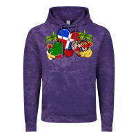 Cloud Purple dominican republic hearts Vintage Hoodie - Artiststas