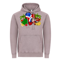 Vintage Zinc dominican republic hearts Vintage Hoodie - Artiststas