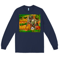 Navy Trick Rawr Treat Long Sleeve Tee - LillyAllenDesigns