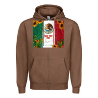 Chestnut preview cactus sunflower mexican flag Zipper Hoodie - Jasminsmagicworld