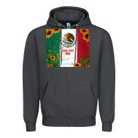 Smoke preview cactus sunflower mexican flag Zipper Hoodie - Jasminsmagicworld