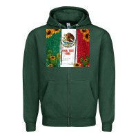 Sports Green preview cactus sunflower mexican flag Zipper Hoodie - Jasminsmagicworld