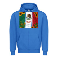 True Royal preview cactus sunflower mexican flag Zipper Hoodie - Jasminsmagicworld