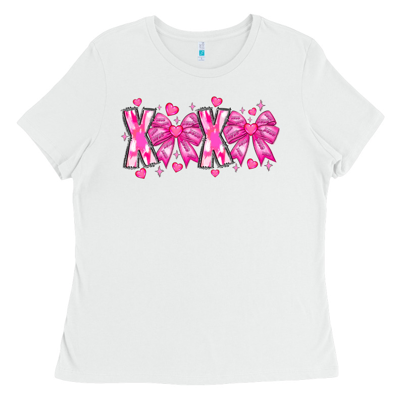 Xoxo Valentines Ladies Tee by CowhideDigitalArt | Teevron