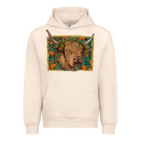 Sandshell highland cow fall Urban Hoodie - RanaPortraitStore