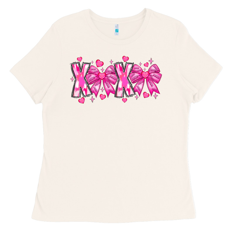 Xoxo Valentines Ladies Tee by CowhideDigitalArt | Teevron