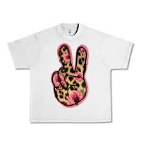 Lunar Rock Floral Leopard Peace Sign Urban Heavy Tee - Jasminsmagicworld