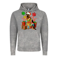 Cloud Rock christmas german shepherd Vintage Hoodie - Artiststas