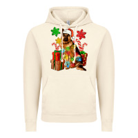 Vintage Artic christmas german shepherd Vintage Hoodie - Artiststas