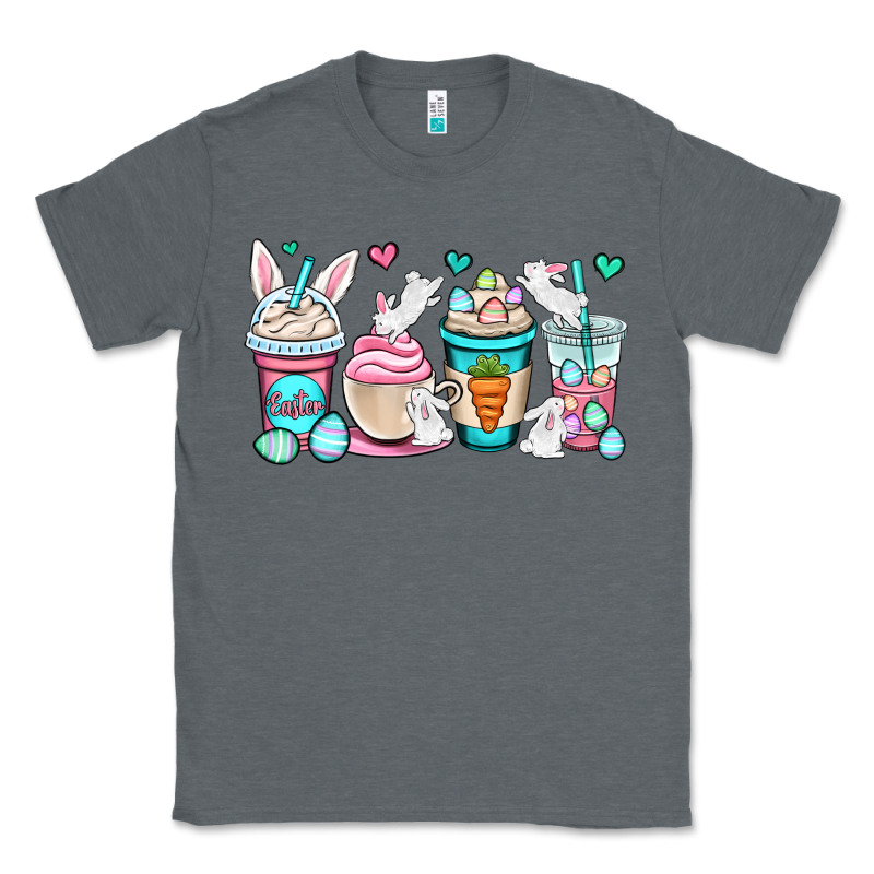 Easter Bunnies Coffee Cups Classic Tee by OliviaCreatesArt | Teevron