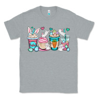 Heather Grey Easter bunnies coffee cups Classic Tee - OliviaCreatesArt