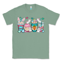 Sage Easter bunnies coffee cups Classic Tee - OliviaCreatesArt