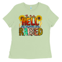 Matcha The Only Hell My Momma Ever Ladies Tee - CowhideDigitalArt