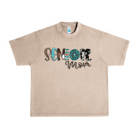 French Oak senior mom Urban Heavy Tee - CowhideDigitalArt