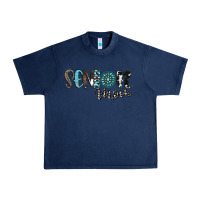 Navy senior mom Urban Heavy Tee - CowhideDigitalArt
