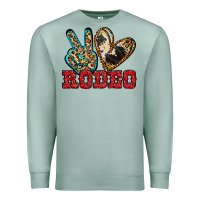 Seafoam Peace Love Rodeo Premium Sweatshirt - Jasminsmagicworld