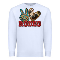 White Peace Love Rodeo Premium Sweatshirt - Jasminsmagicworld