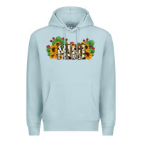 Blue Mist Cactus Cowhide Sunflower Mama and Mini Set Premium Hoodie - Jasminsmagicworld