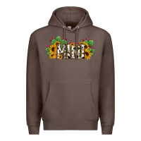 Coffee Cactus Cowhide Sunflower Mama and Mini Set Premium Hoodie - Jasminsmagicworld