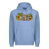 Colony Blue Cactus Cowhide Sunflower Mama and Mini Set Premium Hoodie - Jasminsmagicworld