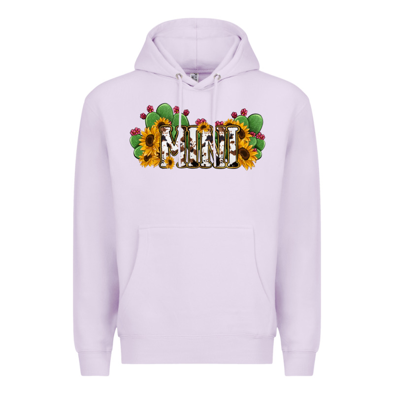 Cactus Cowhide Sunflower Mama And Mini Set Premium Hoodie by Jasminsmagicworld | Teevron