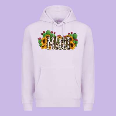 Cactus Cowhide Sunflower Mama And Mini Set Premium Hoodie Designed By Jasminsmagicworld