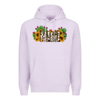 Lilac Cactus Cowhide Sunflower Mama and Mini Set Premium Hoodie - Jasminsmagicworld