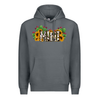 Rock Cactus Cowhide Sunflower Mama and Mini Set Premium Hoodie - Jasminsmagicworld