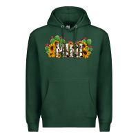 Sports Green Cactus Cowhide Sunflower Mama and Mini Set Premium Hoodie - Jasminsmagicworld