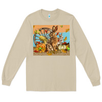 Mushroom fall rabbit  mousepad Long Sleeve Tee - LillyAllenDesigns