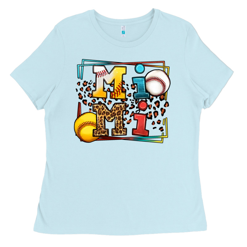 Baseball And Softball Mimi Ladies Tee by LillyAllenDesigns | Teevron