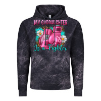 Cloud Black Breast Cancer my Goddaughter is a fighter Vintage Hoodie - Artiststas