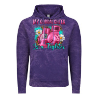 Cloud Purple Breast Cancer my Goddaughter is a fighter Vintage Hoodie - Artiststas