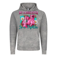 Breast Cancer My Goddaughter Is A Fighter Vintage Hoodie | Teevron