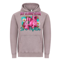 Vintage Zinc Breast Cancer my Goddaughter is a fighter Vintage Hoodie - Artiststas