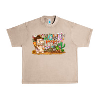 French Oak Easter Howdy Peeps Bunny Urban Heavy Tee - CowhideDigitalArt