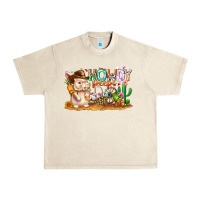 Sandshell Easter Howdy Peeps Bunny Urban Heavy Tee - CowhideDigitalArt