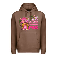 Chestnut in october we wear pink gnome Premium Hoodie - BarkalooDesign