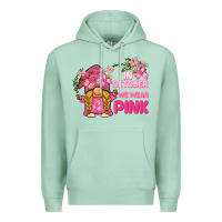 Seafoam in october we wear pink gnome Premium Hoodie - BarkalooDesign
