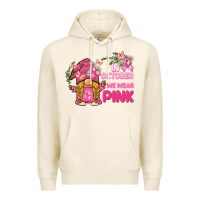 Tofu in october we wear pink gnome Premium Hoodie - BarkalooDesign