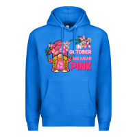 True Royal in october we wear pink gnome Premium Hoodie - BarkalooDesign