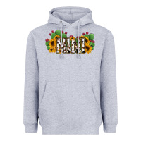 Heather Grey Cactus Cowhide Sunflower Mama and Mini Set Heavyweight Hoodie - Jasminsmagicworld