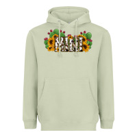 Matcha Cactus Cowhide Sunflower Mama and Mini Set Heavyweight Hoodie - Jasminsmagicworld