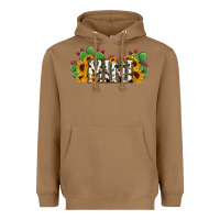 Toasted Coconut Cactus Cowhide Sunflower Mama and Mini Set Heavyweight Hoodie - Jasminsmagicworld